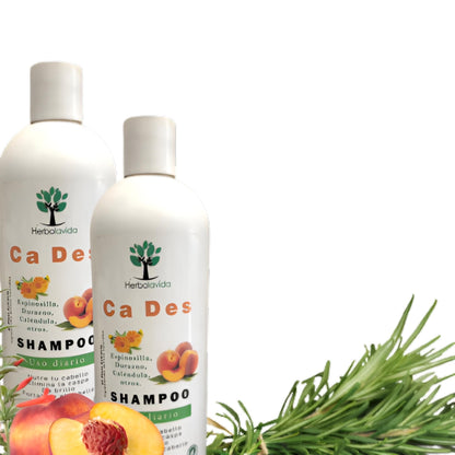 CasDes - Shampoo Anticaspa - 120 ml y 420 ml